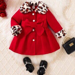 Baby girl red coat
